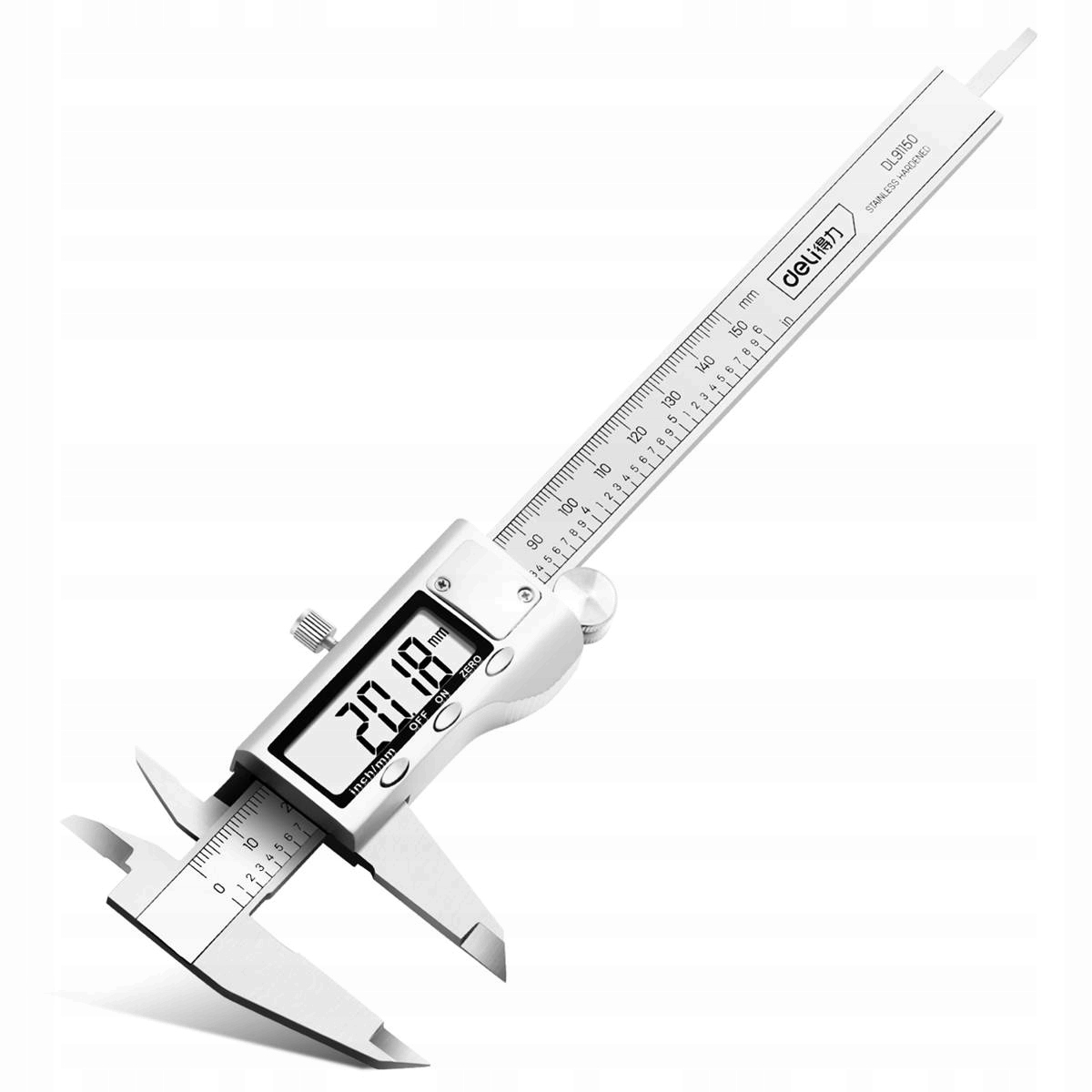 Elektronické posuvné meradlo Deli Tools 150 mm